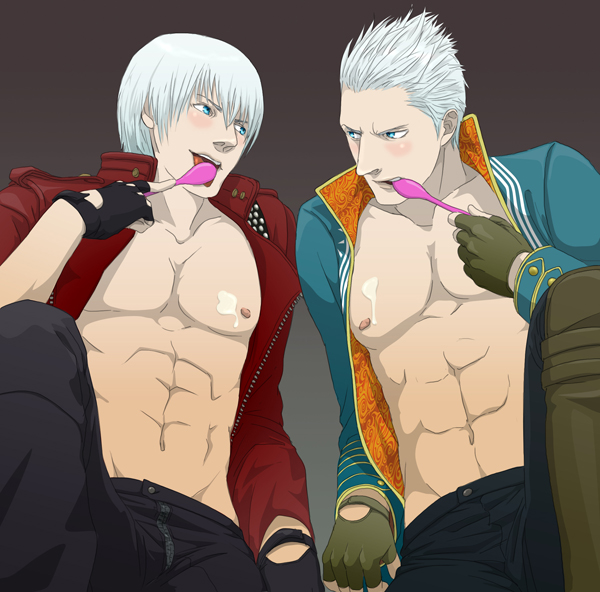 Dante_Vergil__s_Yogurt_Night_by_doubleleaf.jpg